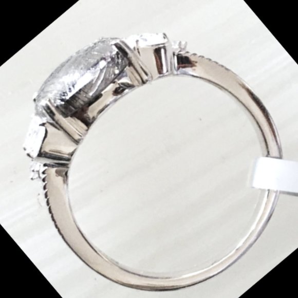 RARE Meteorite Cabochon Ring .925 Silver, Size 6, Genuine Muonionalusta - Picture 12 of 16